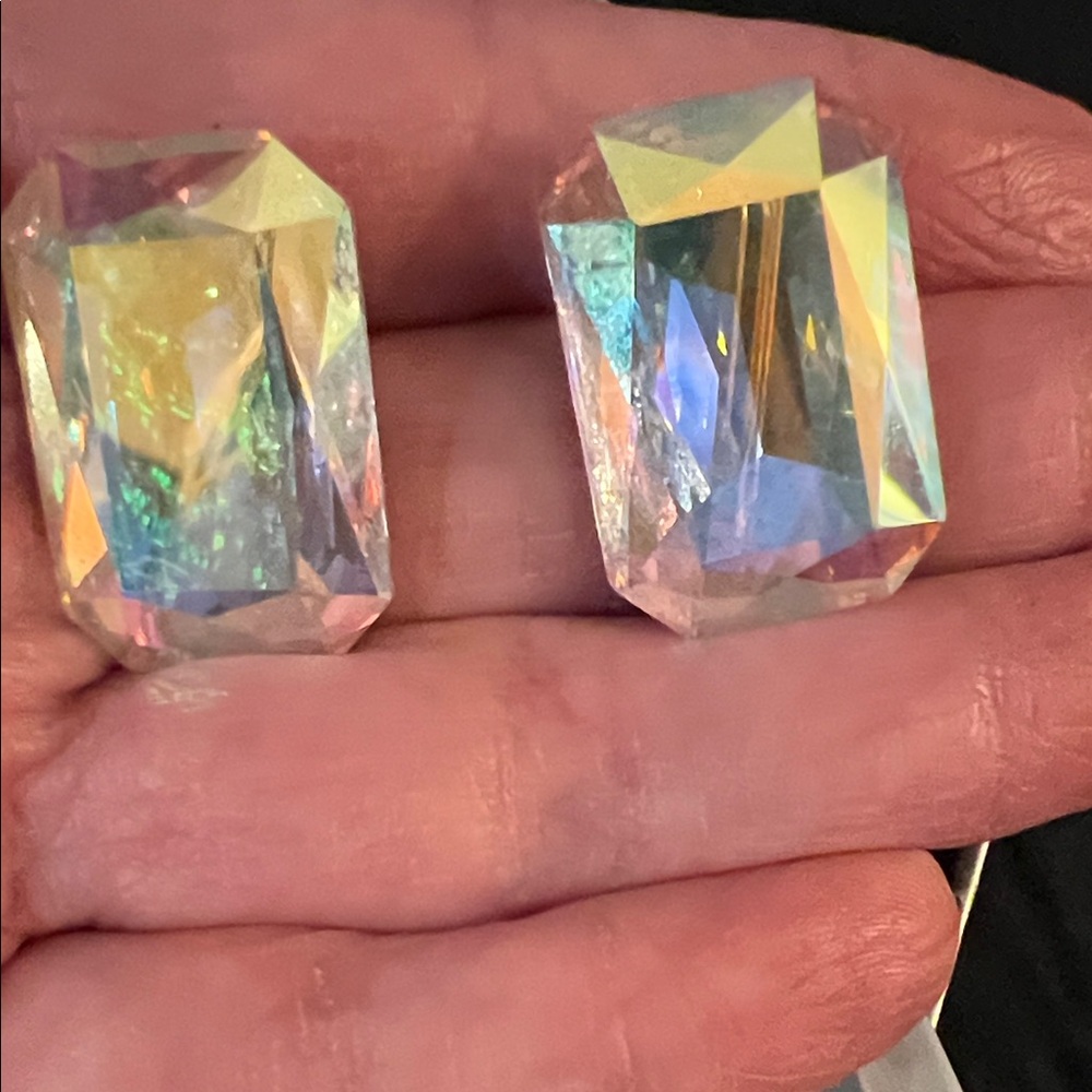 Stunning Faceted Moonstone Earrings